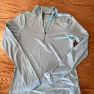 Nike Women's Light Blue Pullover Top